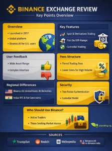 Binance Review : Exchange Key Points Overview